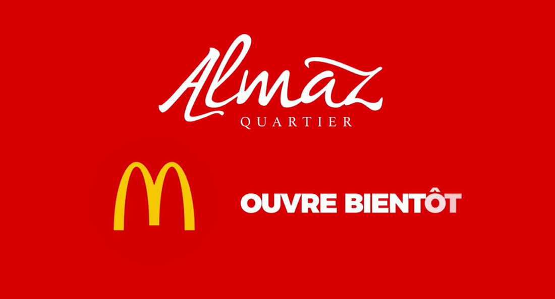 Saham Immobilier annonce l'ouverture du nouveau McDonald's au sein d'Almaz Quartier.