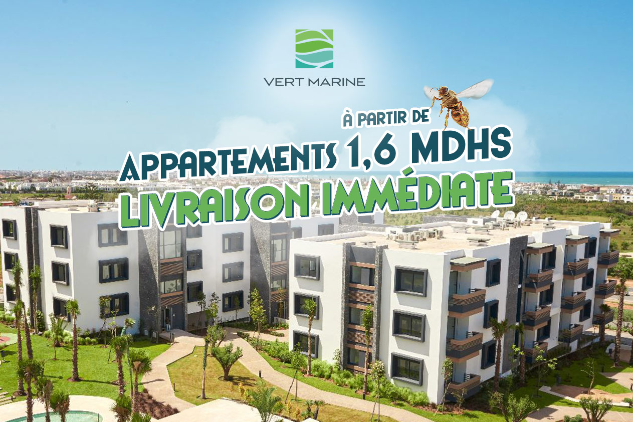 Résidence Vert Marine, Projet Immobilier Dar Bouazza